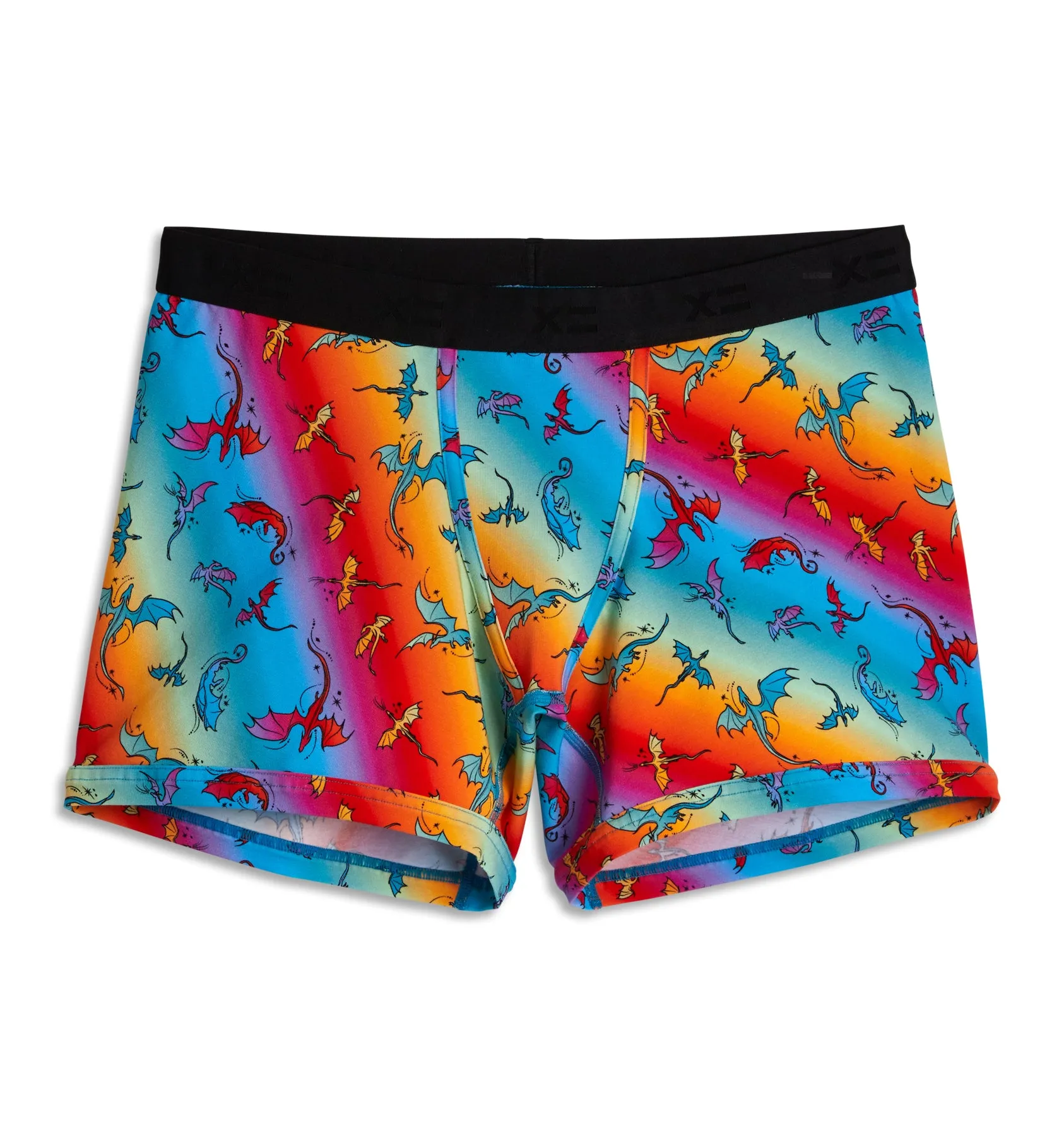 4.5" Trunks - Pride Rainbow Dragon