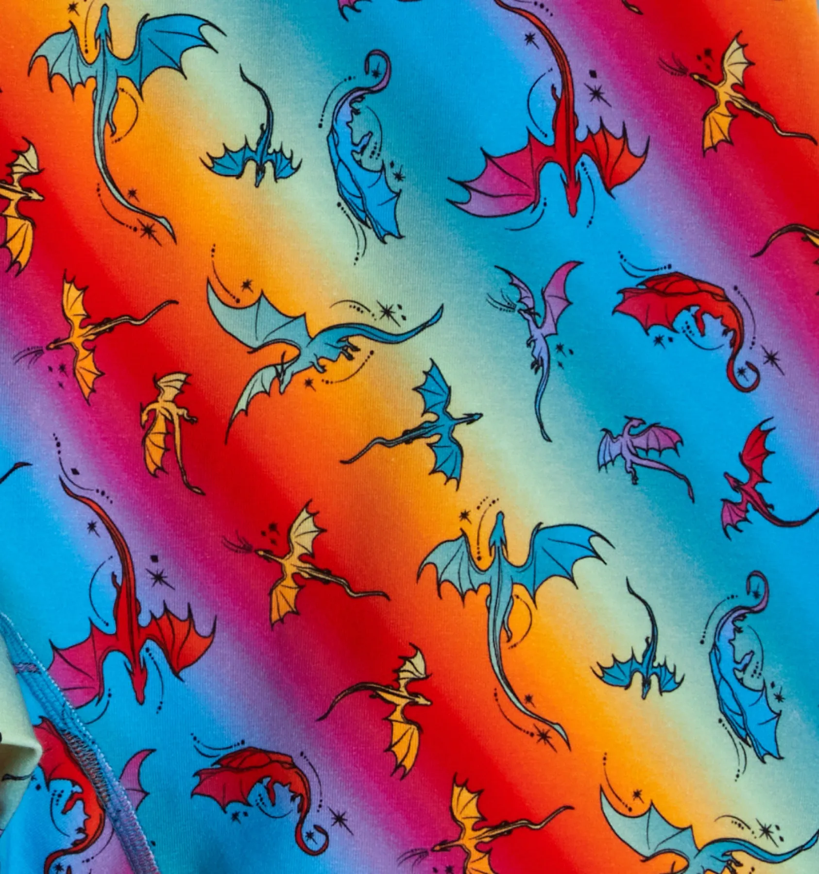 4.5" Trunks - Pride Rainbow Dragon
