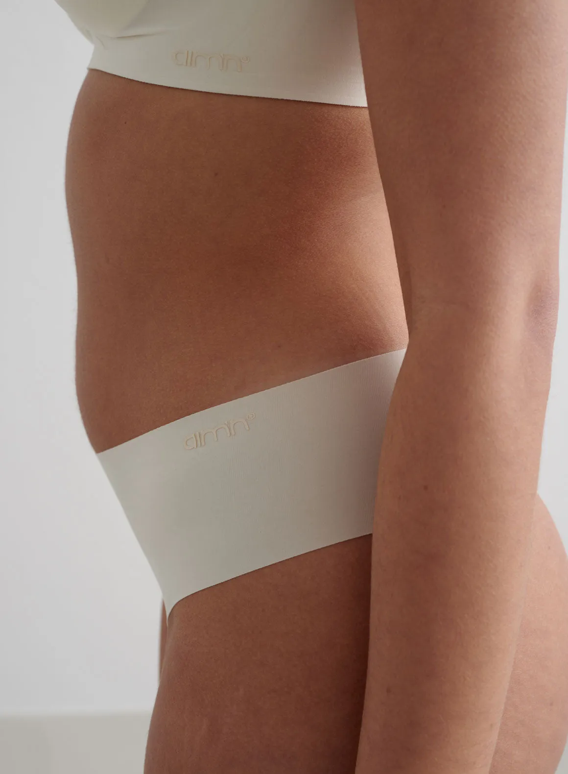 Almond White Soft Cheeky Hipster