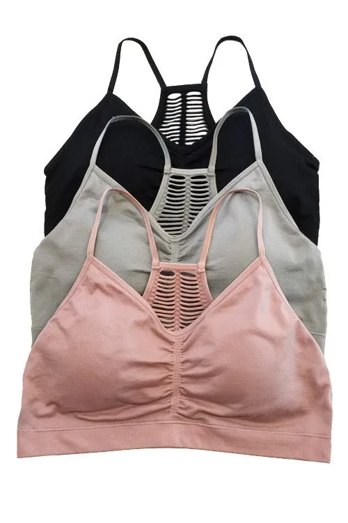 Anemone Seamless Racerback Bralette WY2018