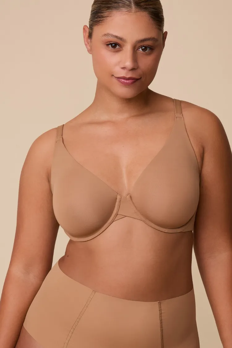 Bea Unlined Bra in Tan