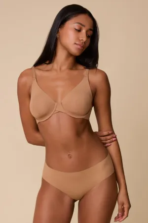 Bea Unlined Bra in Tan