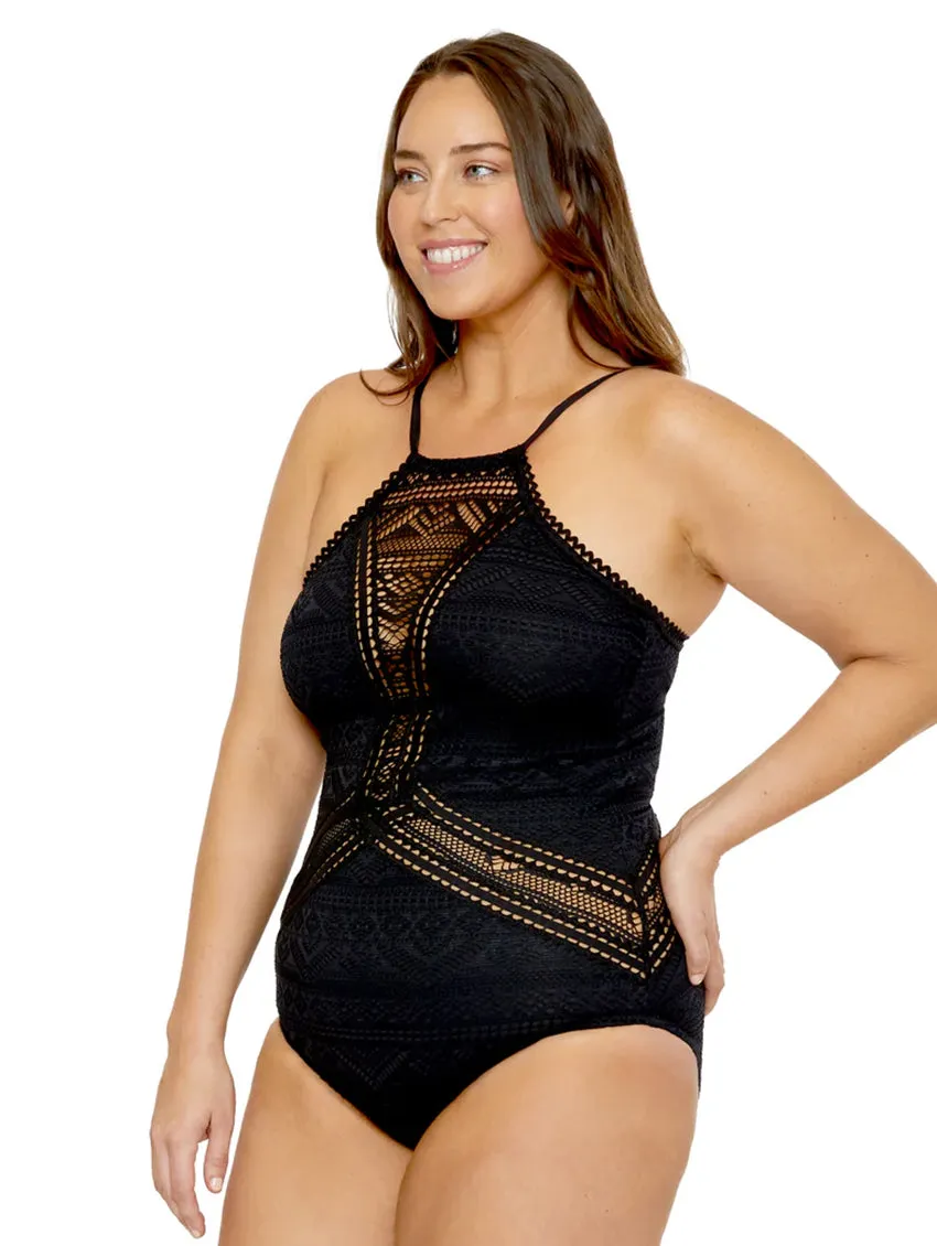 Becca Color Play Hi-neck One Piece Swimsuit