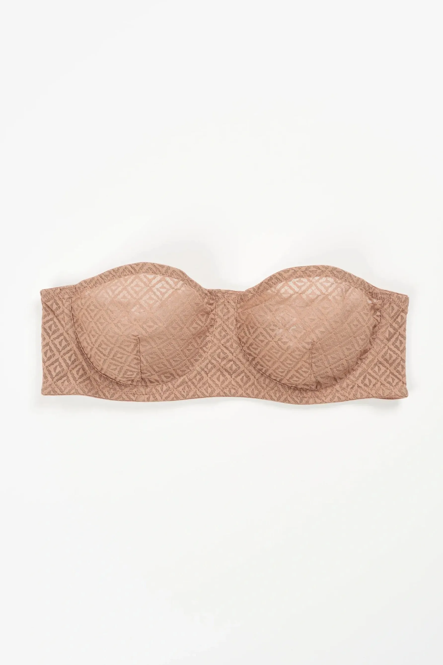 Betty Strapless Bra in Bronze