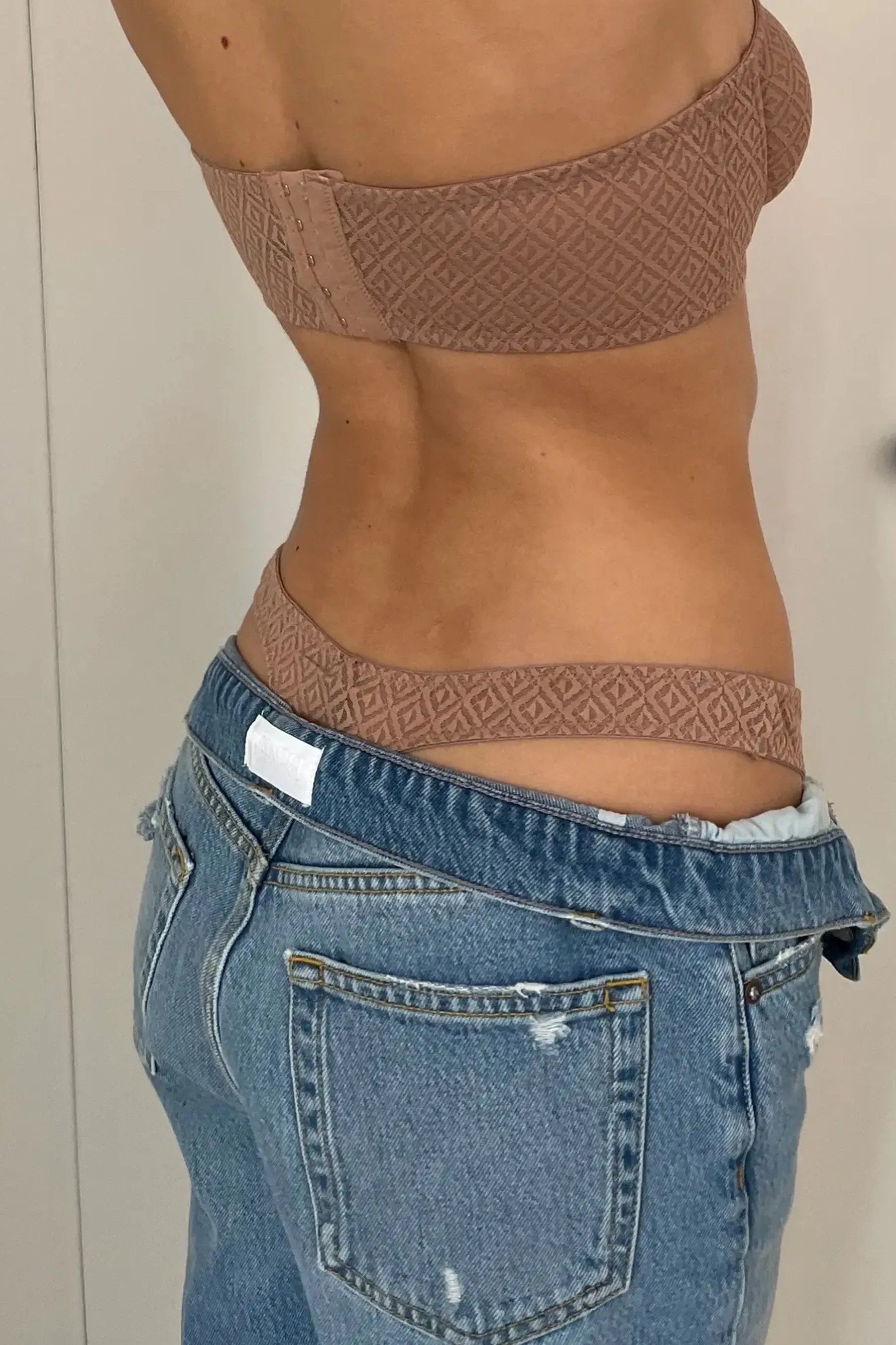 Betty Strapless Bra in Bronze