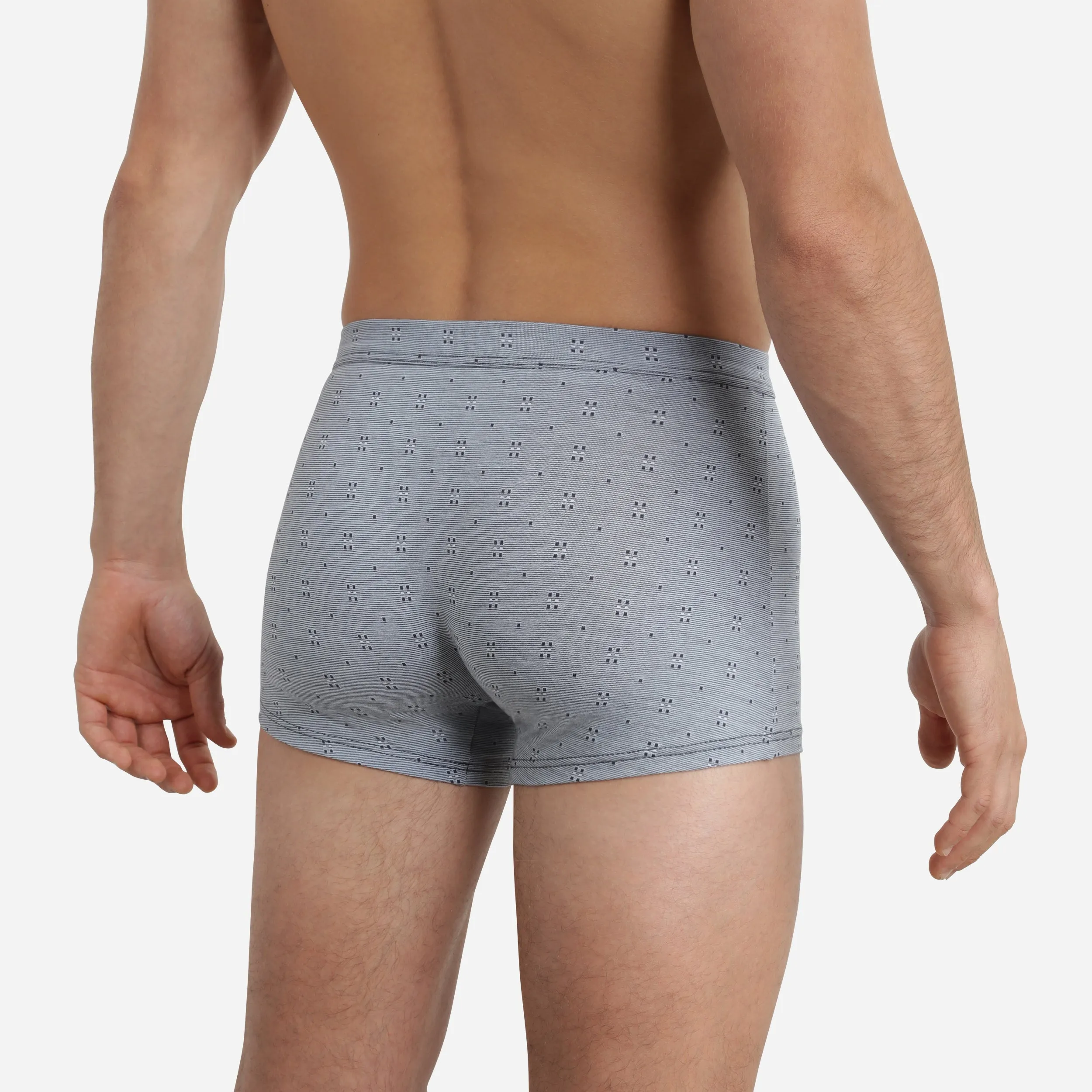 Boxer homme Bleu Jean Dim Classic Coton Modal