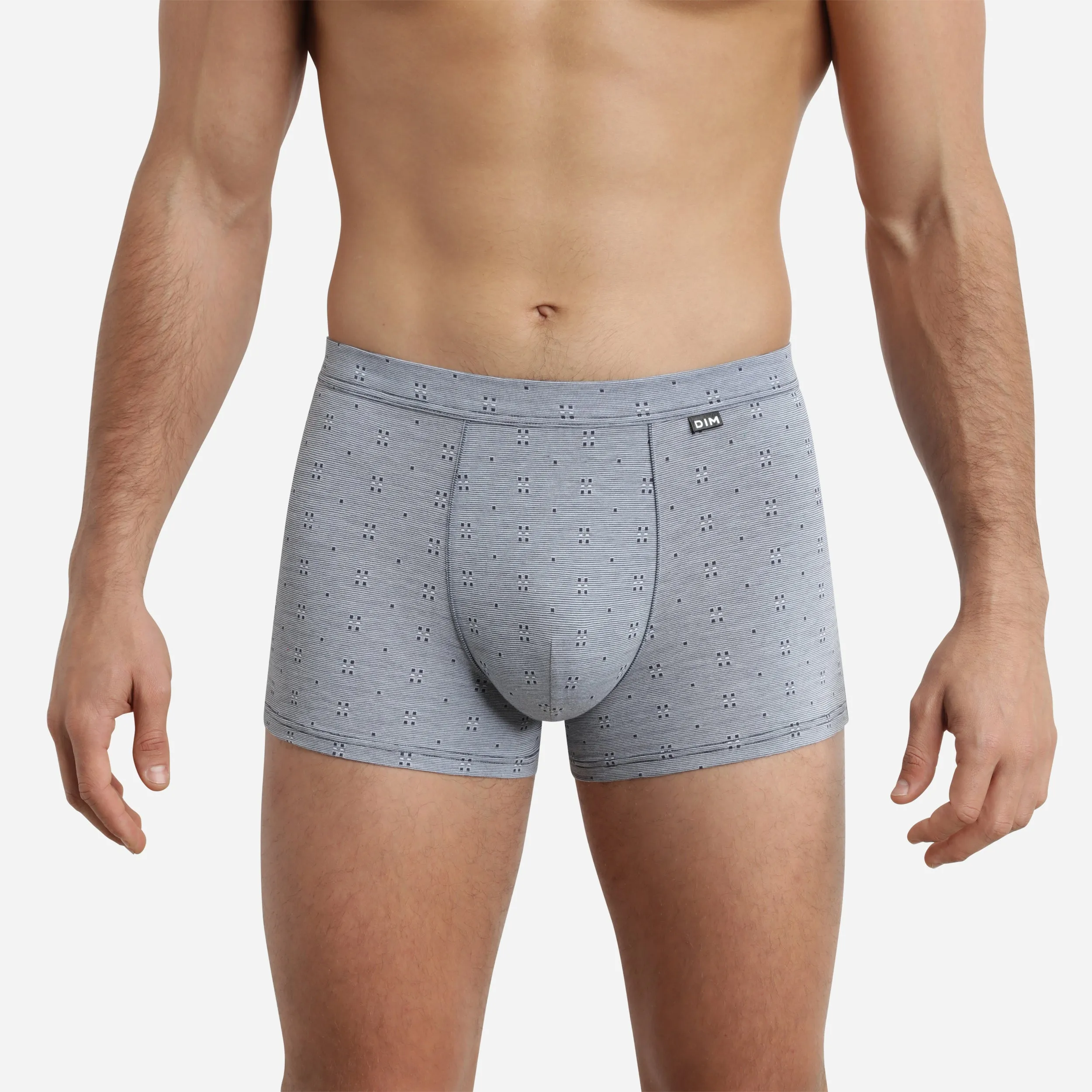 Boxer homme Bleu Jean Dim Classic Coton Modal