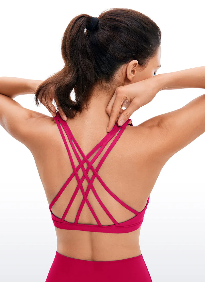Brushed Nakedfeel Bra Criss Cross Back