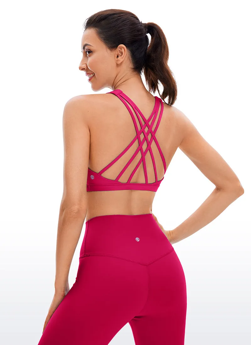 Brushed Nakedfeel Bra Criss Cross Back