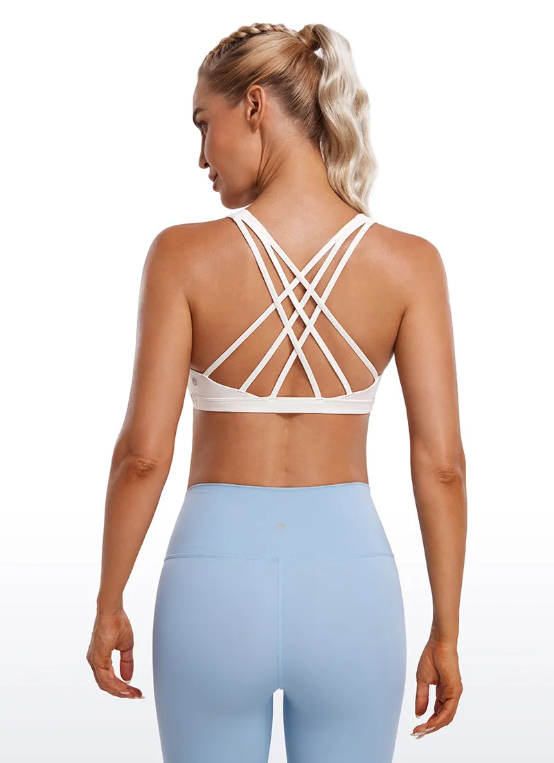 Brushed Nakedfeel Bra Criss Cross Back