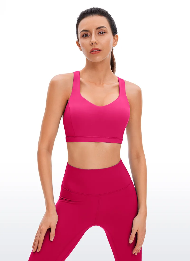 Brushed Nakedfeel Bra Criss Cross Back