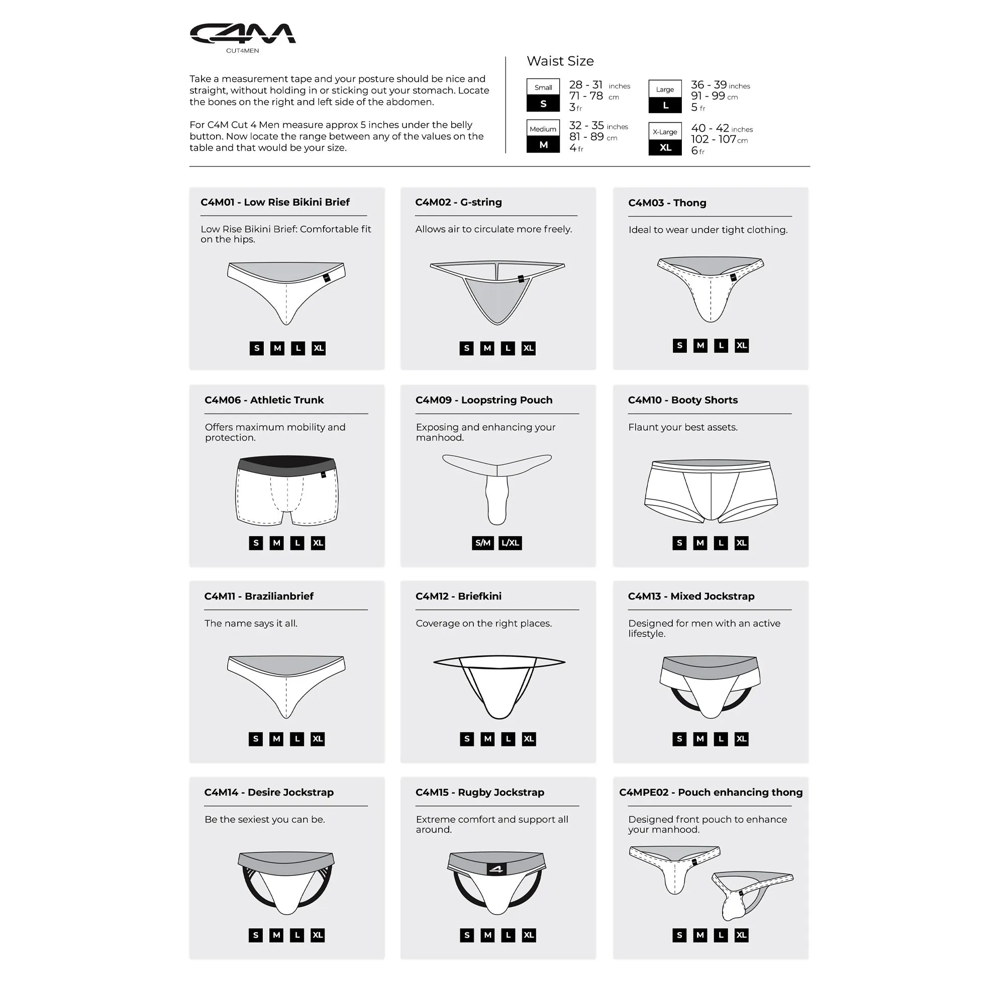 C4M BL4CK Dungeon Body Harness - Leatherette