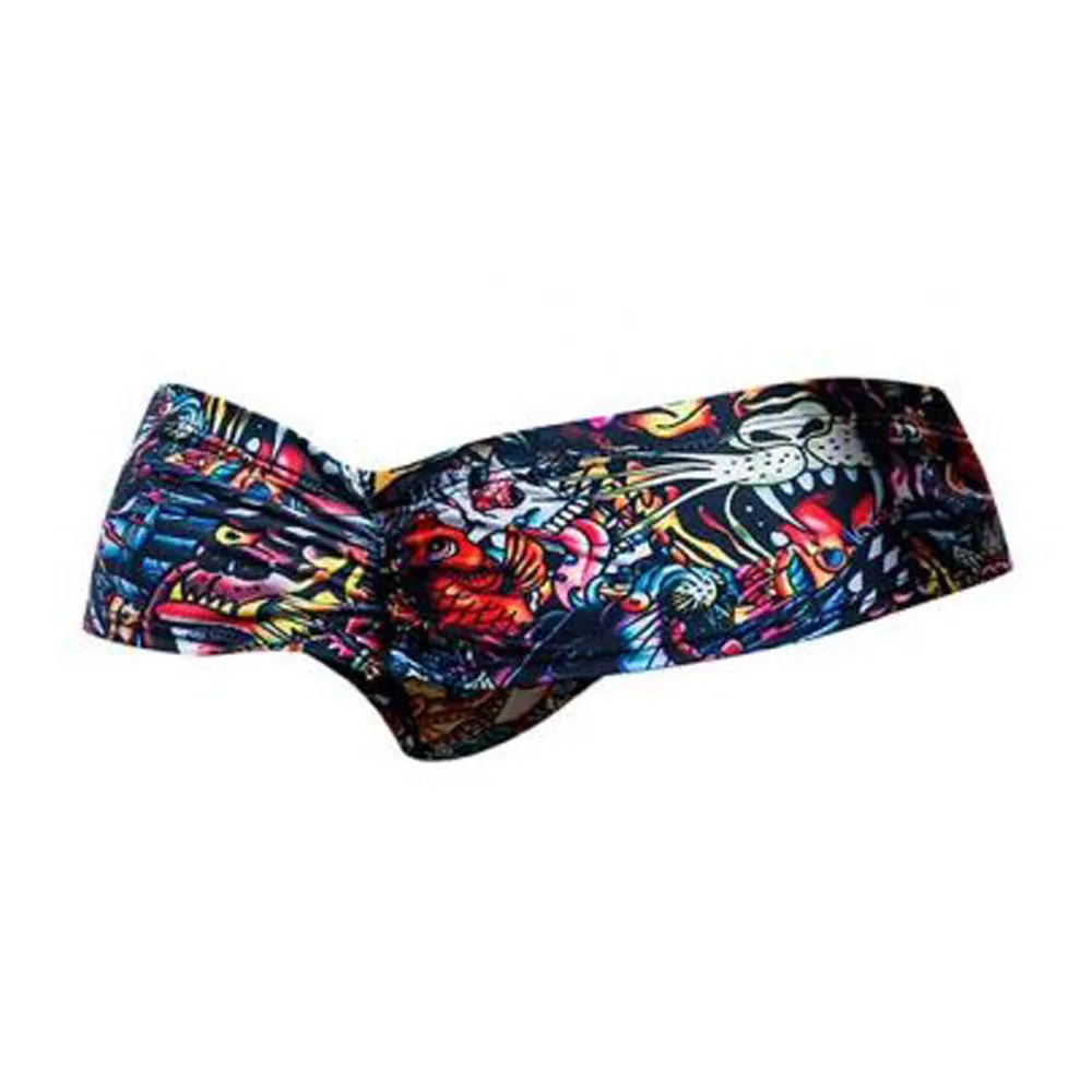 C4M High Cut Cheeky Brief Provocative - Tattoo