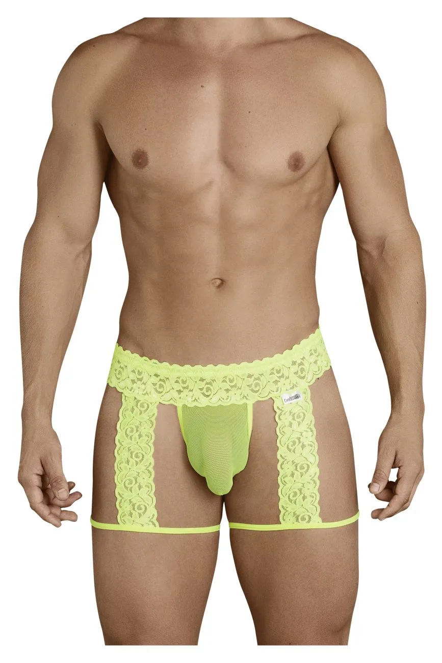 CandyMan 99369X Thongs Color Hot Yellow