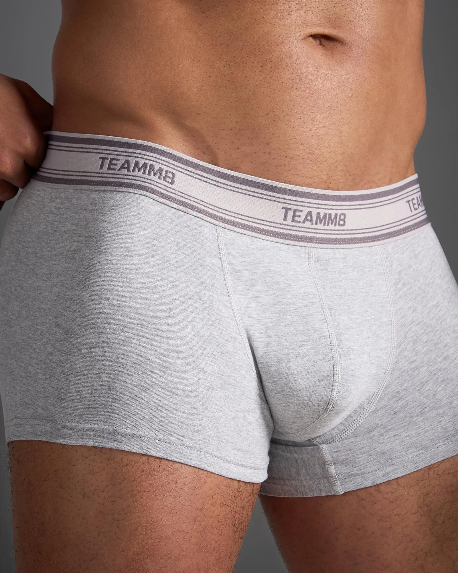Cotton Classic Trunk - Grey Marle