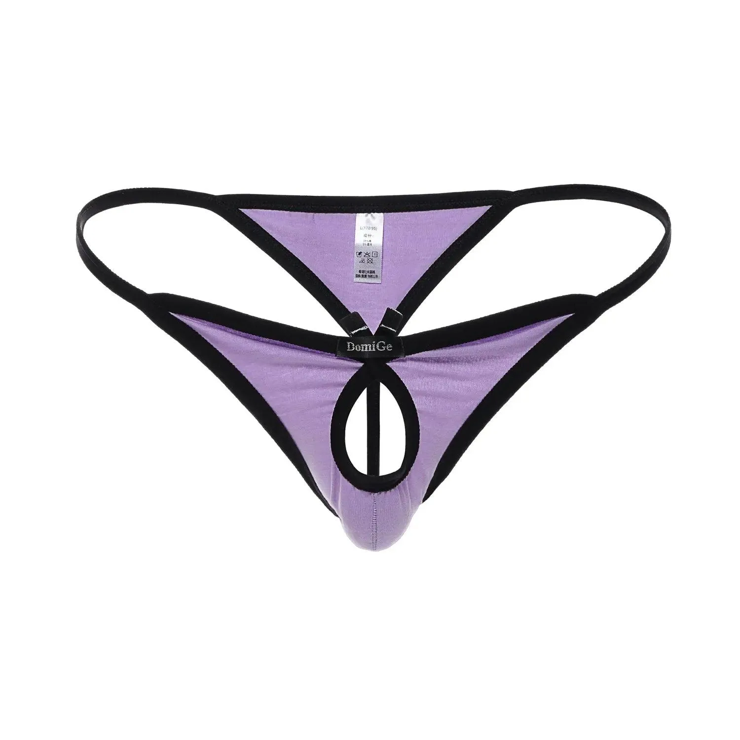 DomiGe Men's Thongs G-String with Butterfly Design Underwear