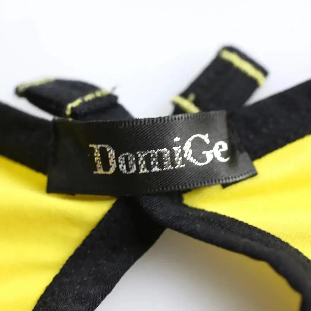 DomiGe Romantic Whisper Men's Cotton Thong Butterfly Front Opening