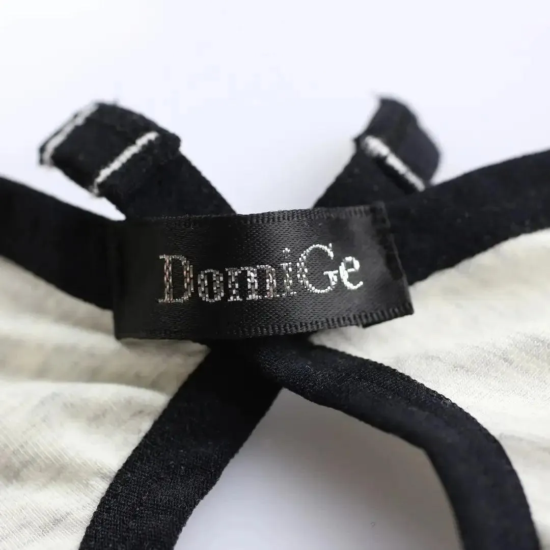 DomiGe Romantic Whisper Men's Cotton Thong Butterfly Front Opening