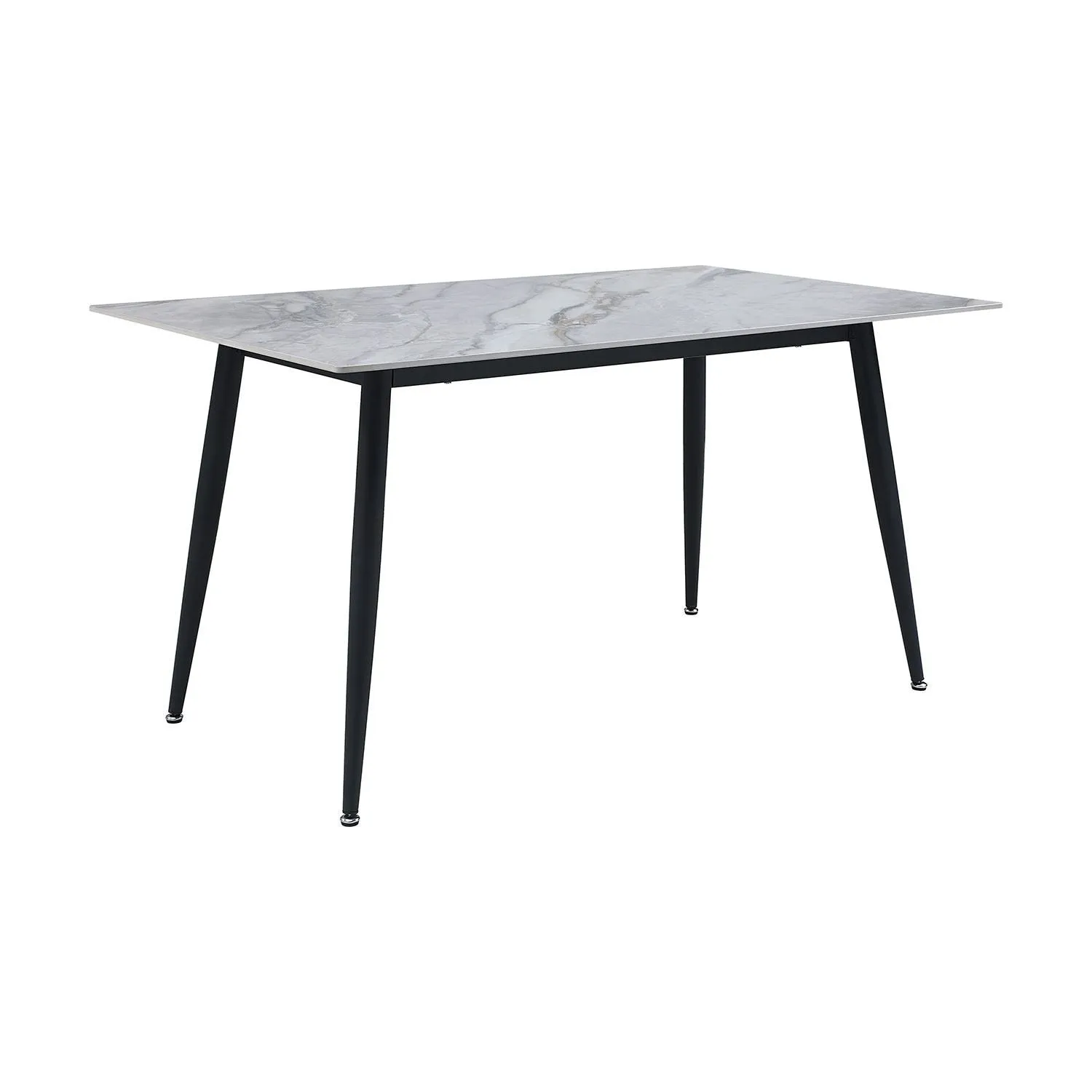 Emberly 7-Piece Sintered Dining Set - Beige, Black