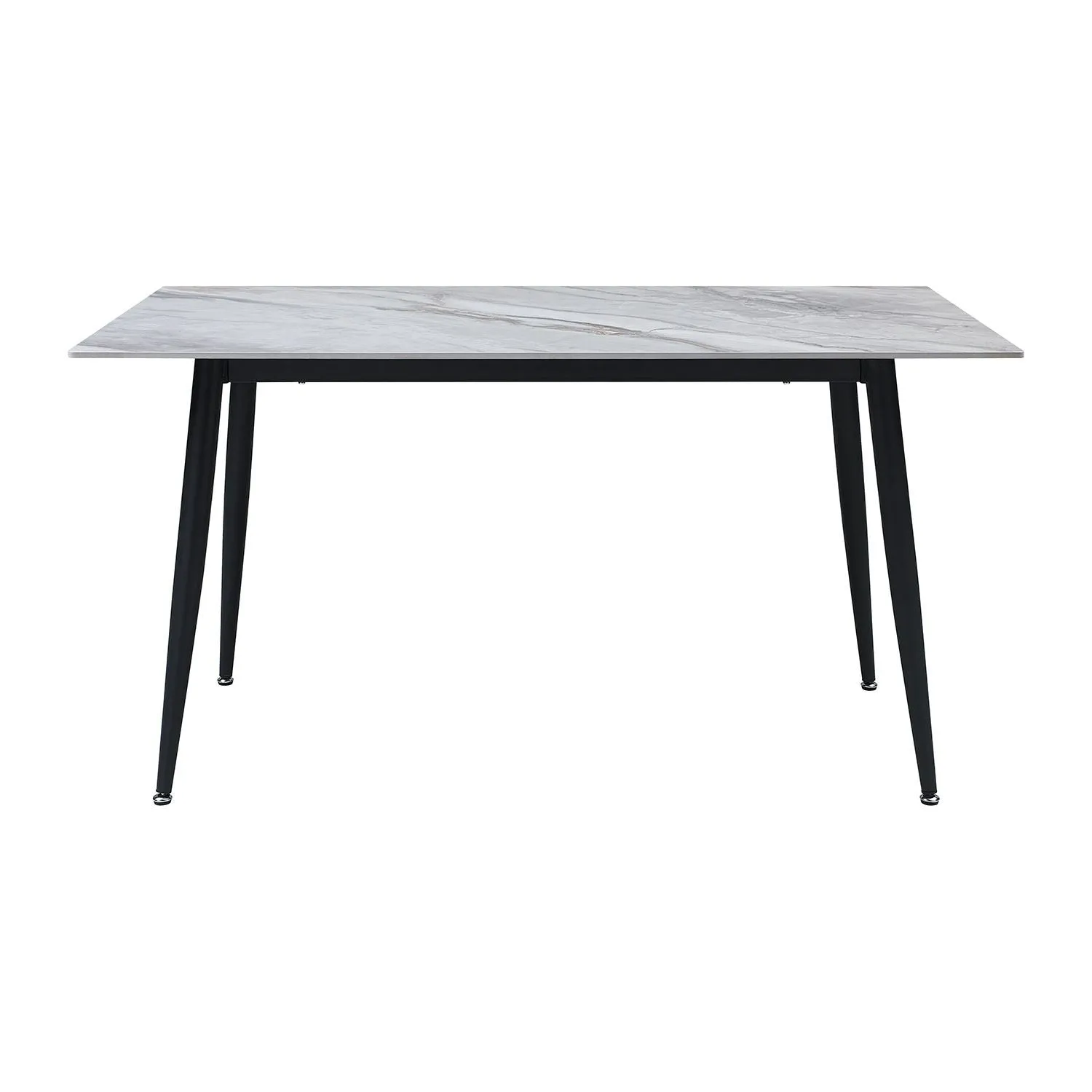Emberly 7-Piece Sintered Dining Set - Beige, Black