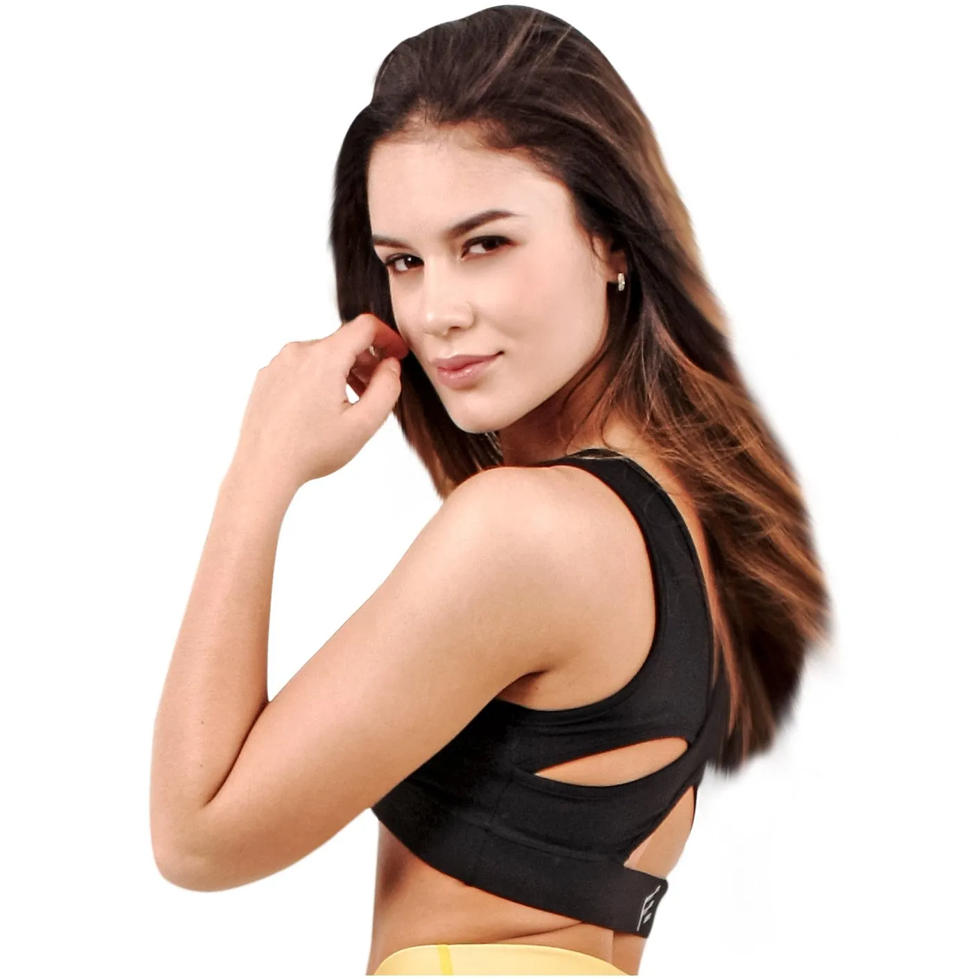 FLEXMEE 902009 | Luxury Sport Halter Bra | Supplex 360