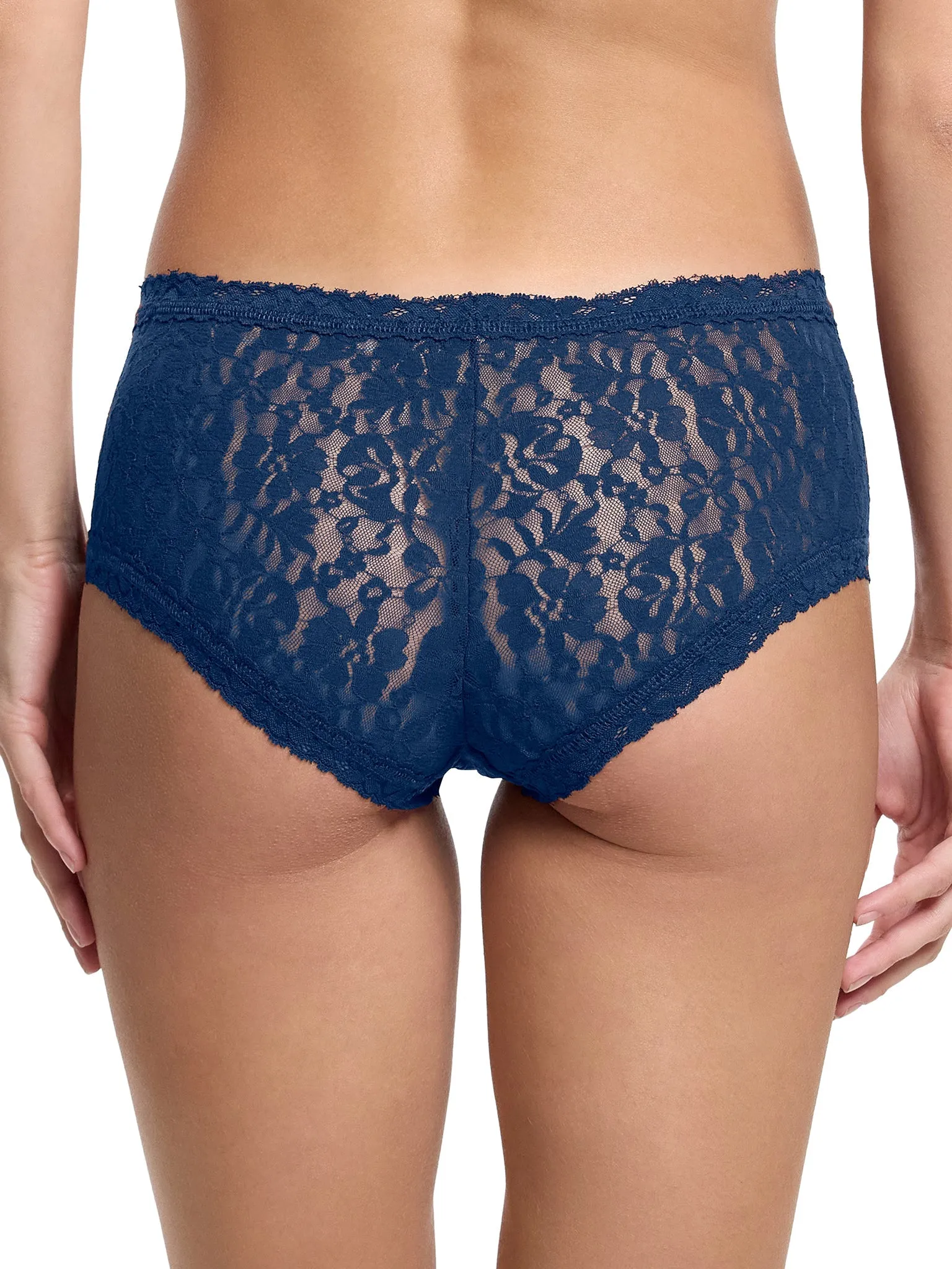 Flora Lace Boyshort Night Owl Blue