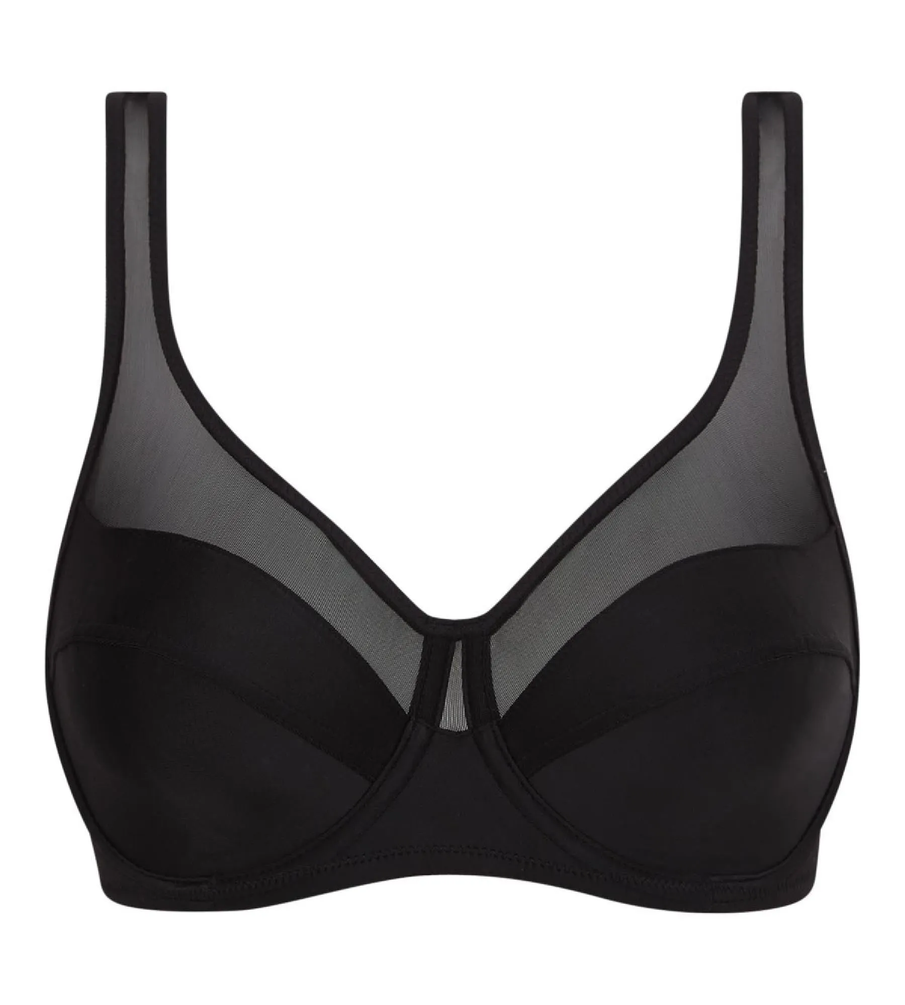 Generous Dim underwire push-up bra black