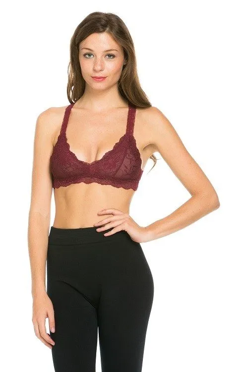Gorgeous Racerback lined Bralette DG513N