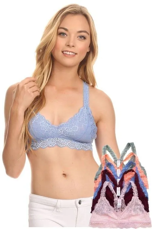 Gorgeous Racerback lined Bralette DG513N