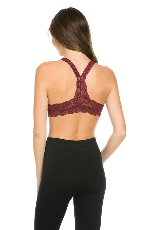 Gorgeous Racerback lined Bralette DG513N