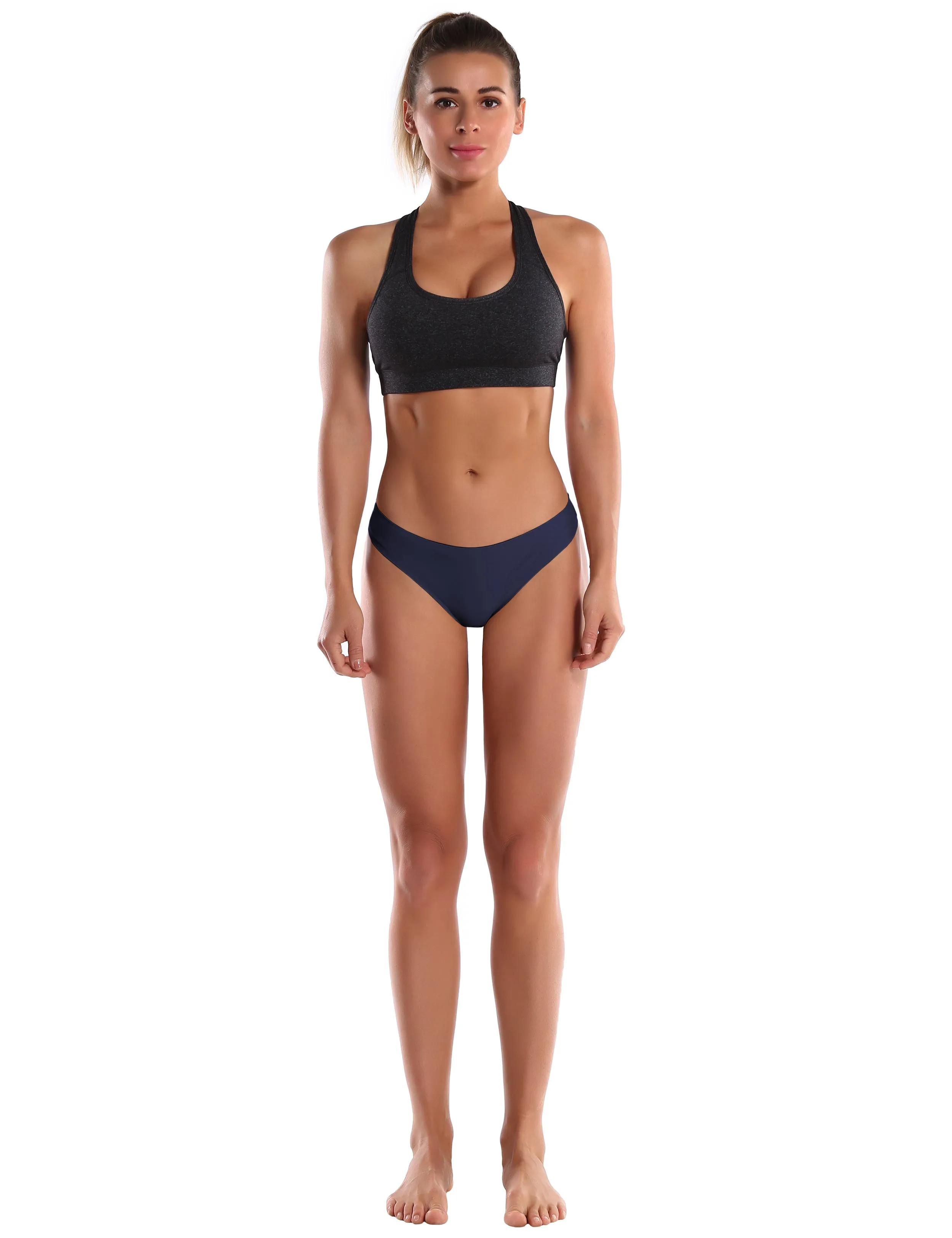 Invisibles Sports Thongs Underwear Darknavy_Tall Size