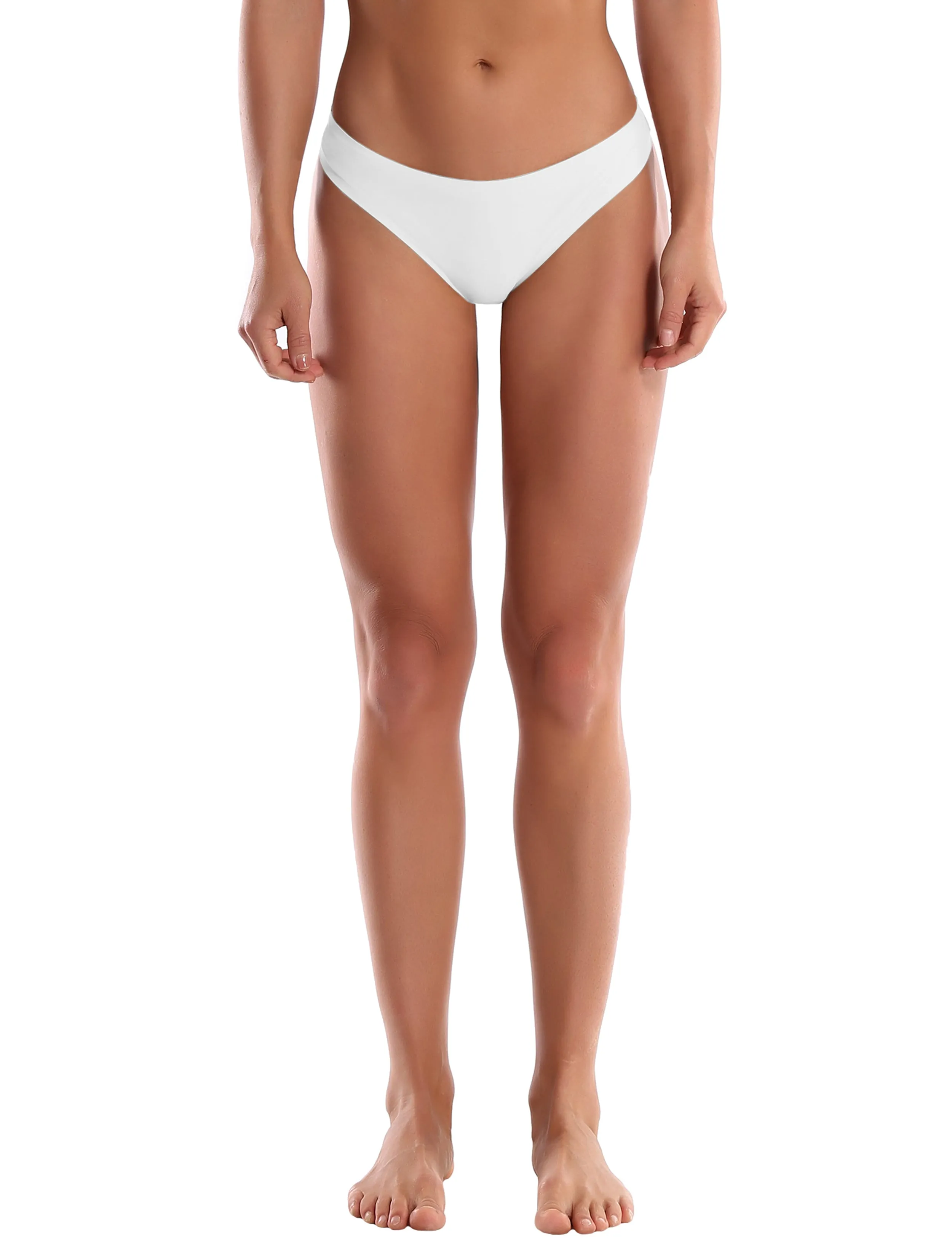 Invisibles Sports Thongs Underwear White_Pilates