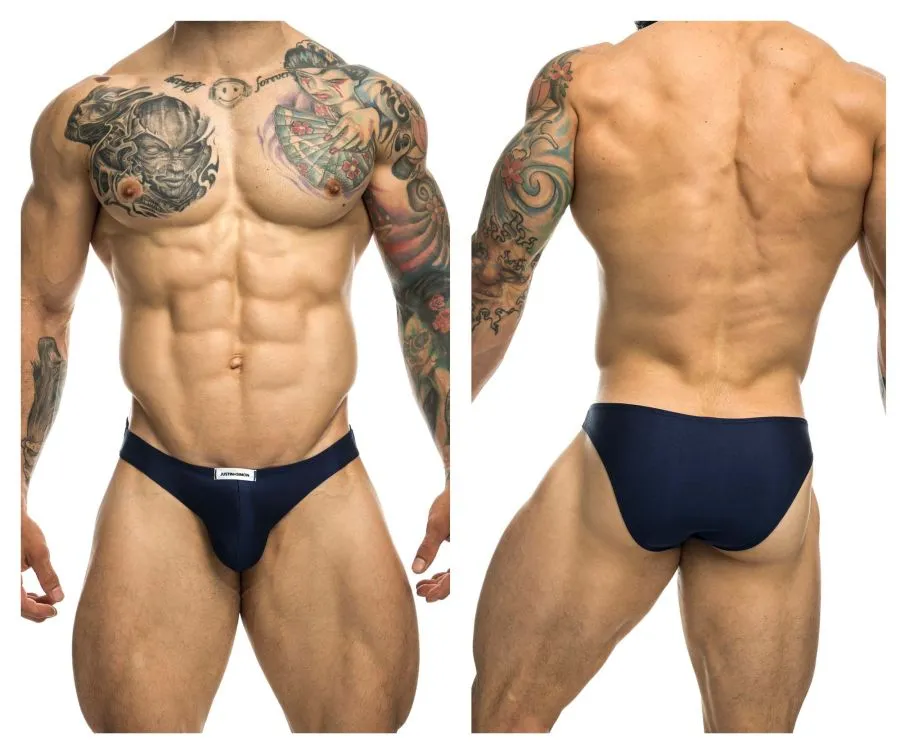 JUSTIN SIMON XSJ01 Classic Bikini Color Navy