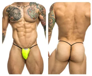 JUSTIN SIMON XSJ02 Classic G-String Bulge Color Neon Green
