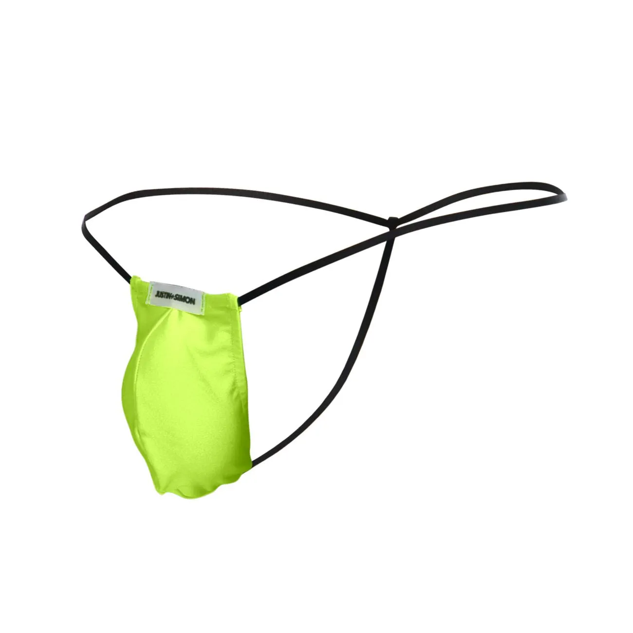 JUSTIN SIMON XSJ02 Classic G-String Bulge Color Neon Green