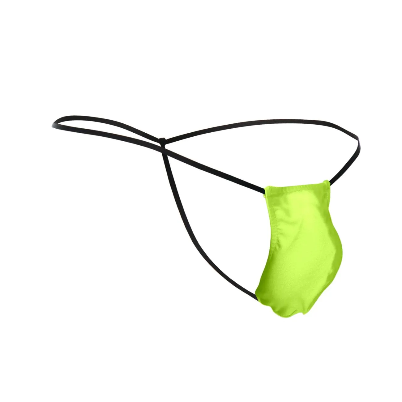 JUSTIN SIMON XSJ02 Classic G-String Bulge Color Neon Green