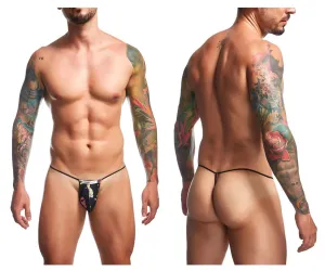 JUSTIN SIMON XSJ02 Classic G-String Color Psycodelic