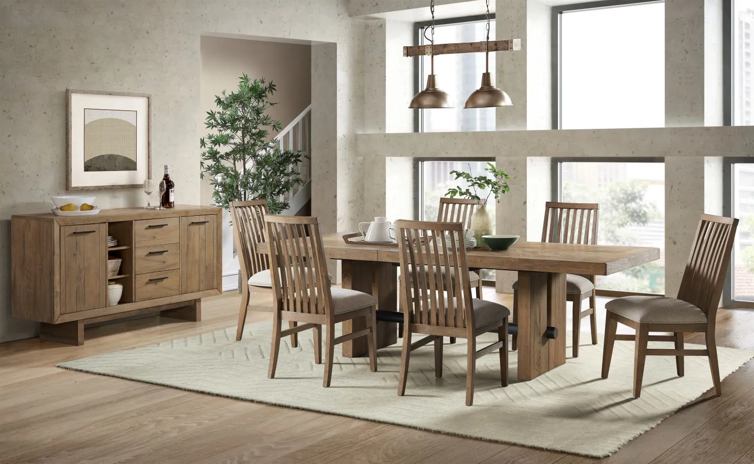 Landmark Side Chair - Brown, Beige