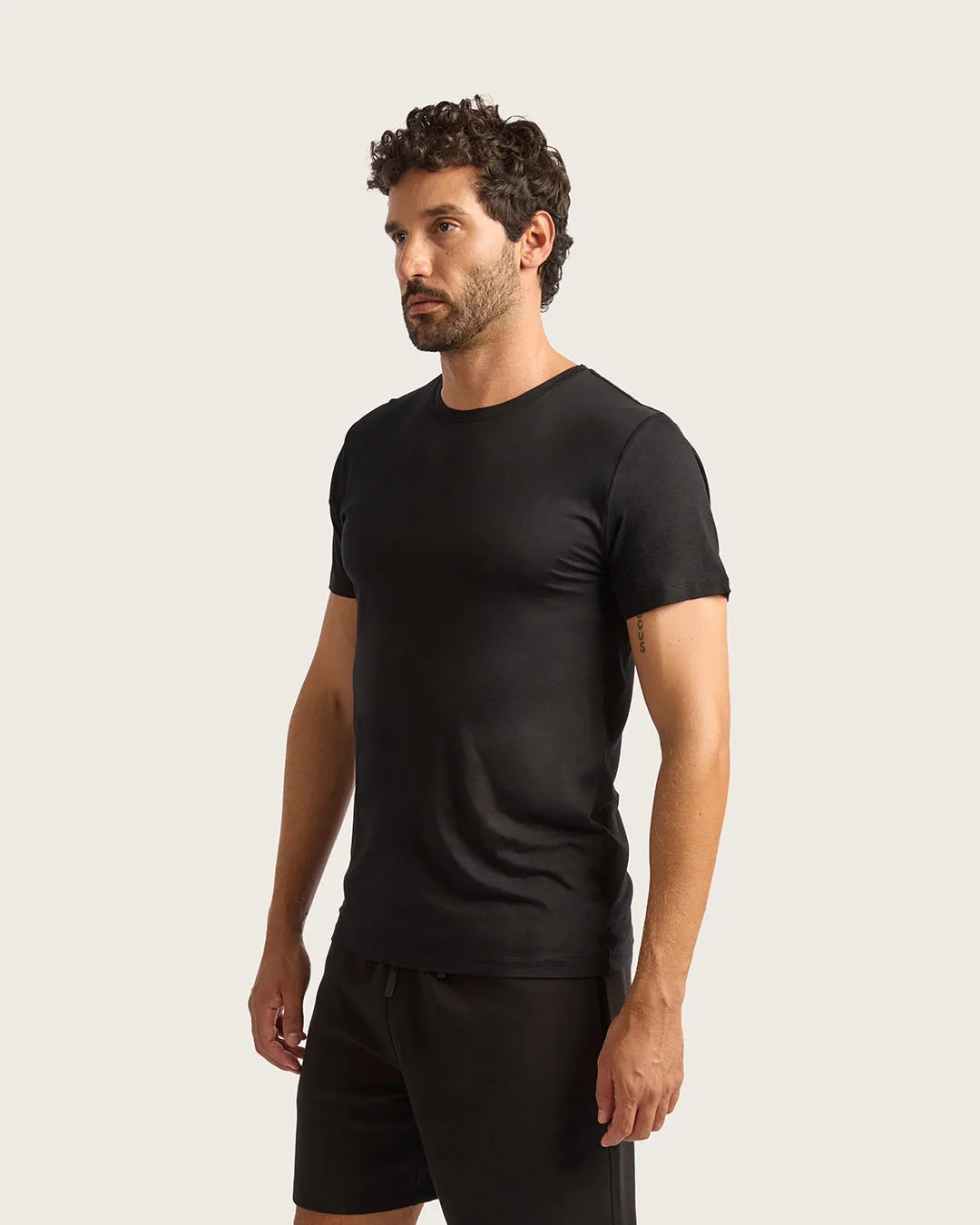 Men's Crew Neck T-Shirt - Black