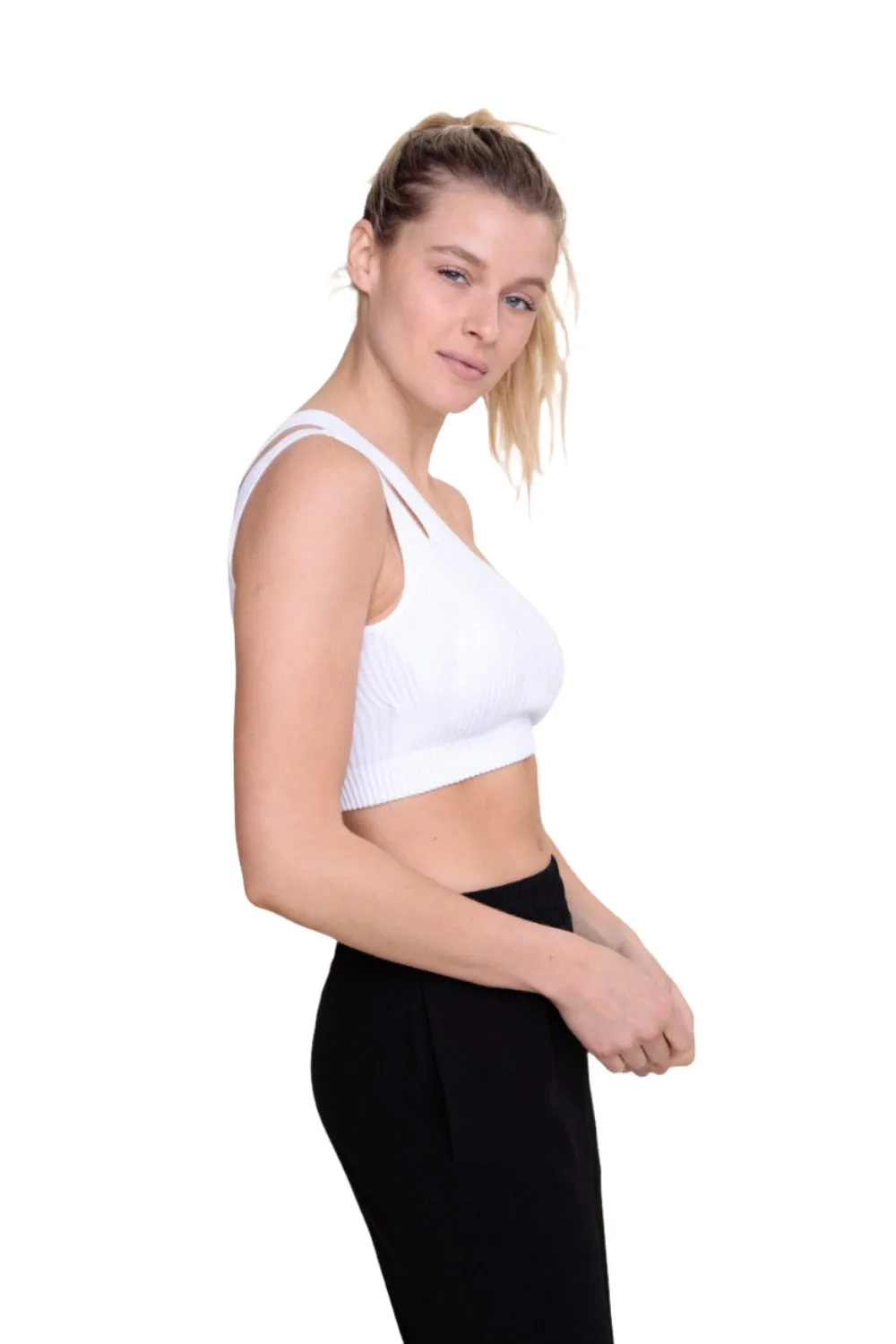 Mono B Seamless Double One Strap Bra AT-B0477