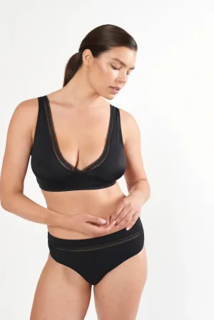 Nano Wireless Bra Black