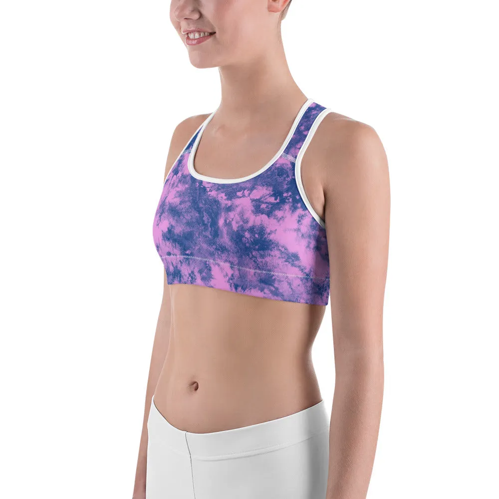Navy Glaze Sports Bra
