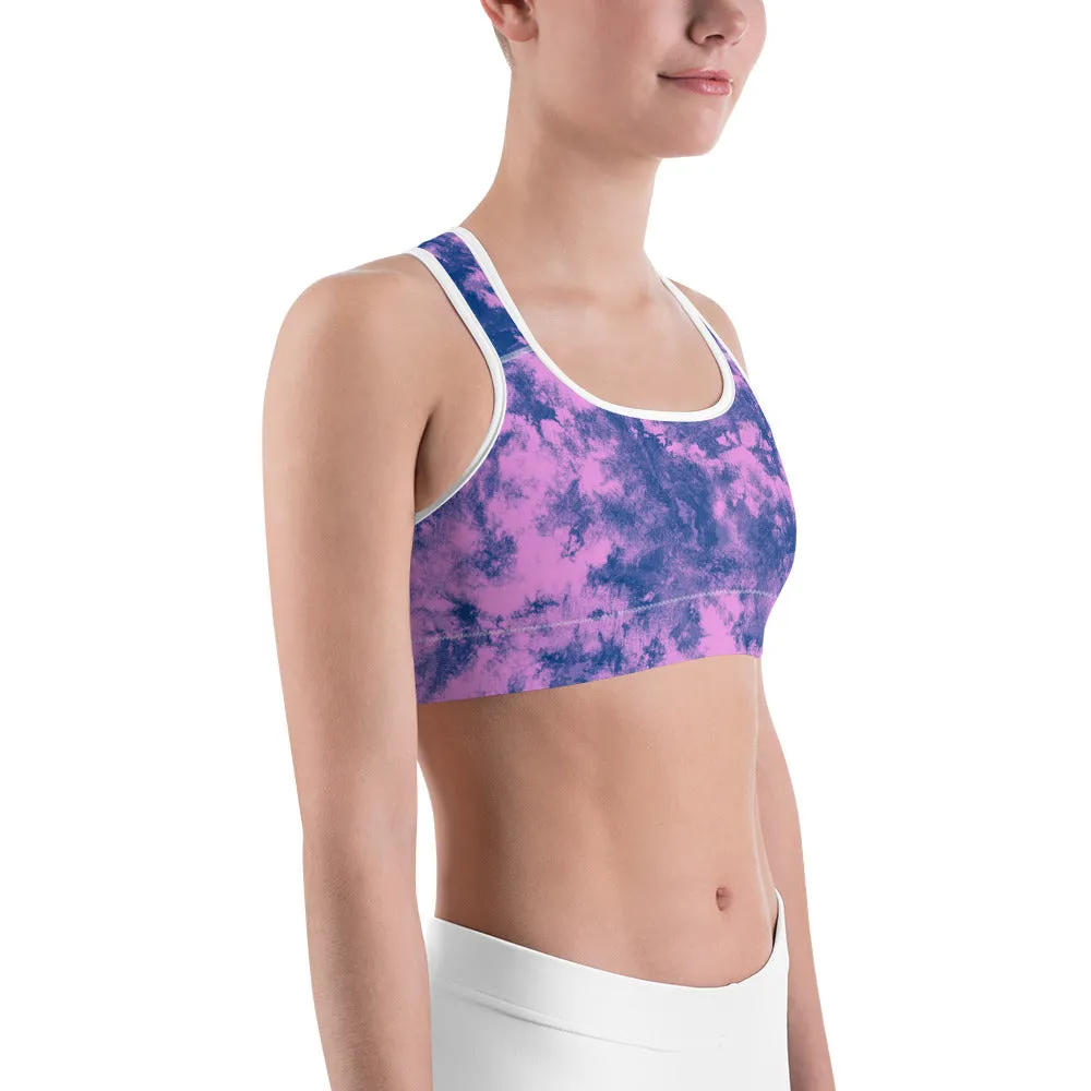 Navy Glaze Sports Bra