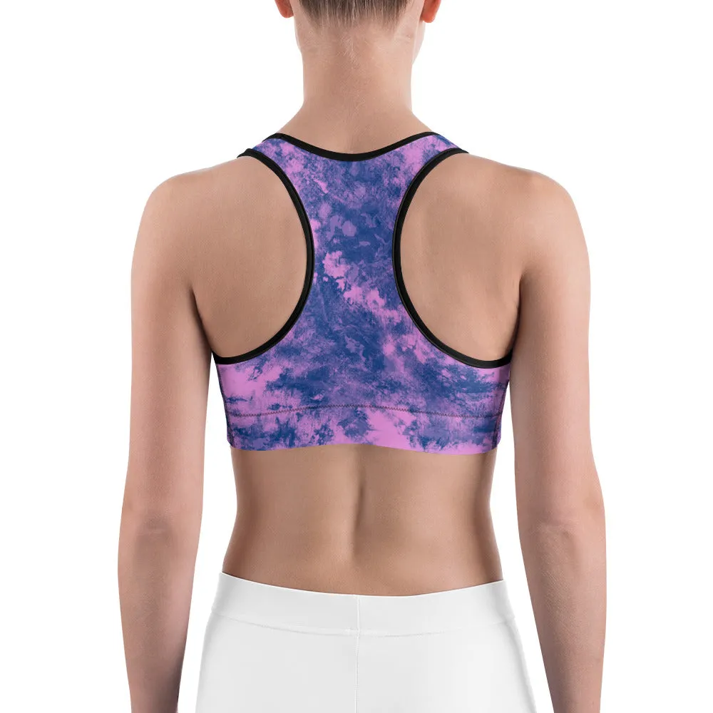 Navy Glaze Sports Bra