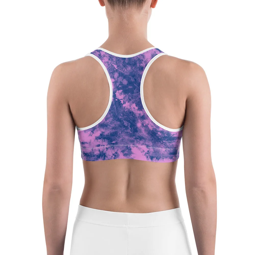 Navy Glaze Sports Bra
