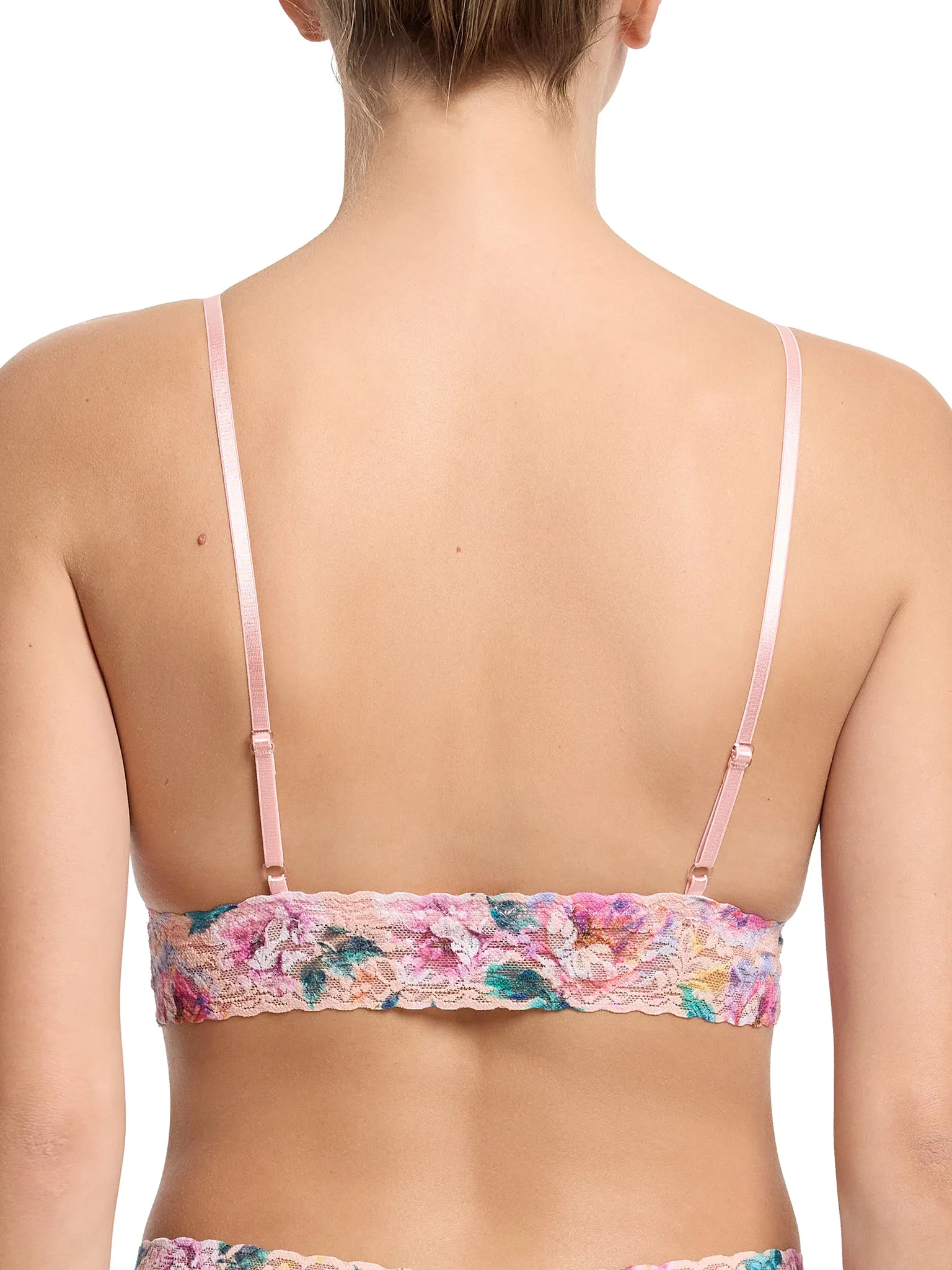 Printed Signature Lace® Padded Triangle Bralette Buy Myself Flowers