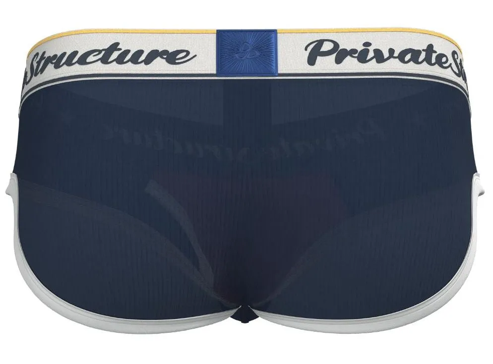 Private Structure SCUS4529 Classic Mid Waist Mini Brief Color Navy