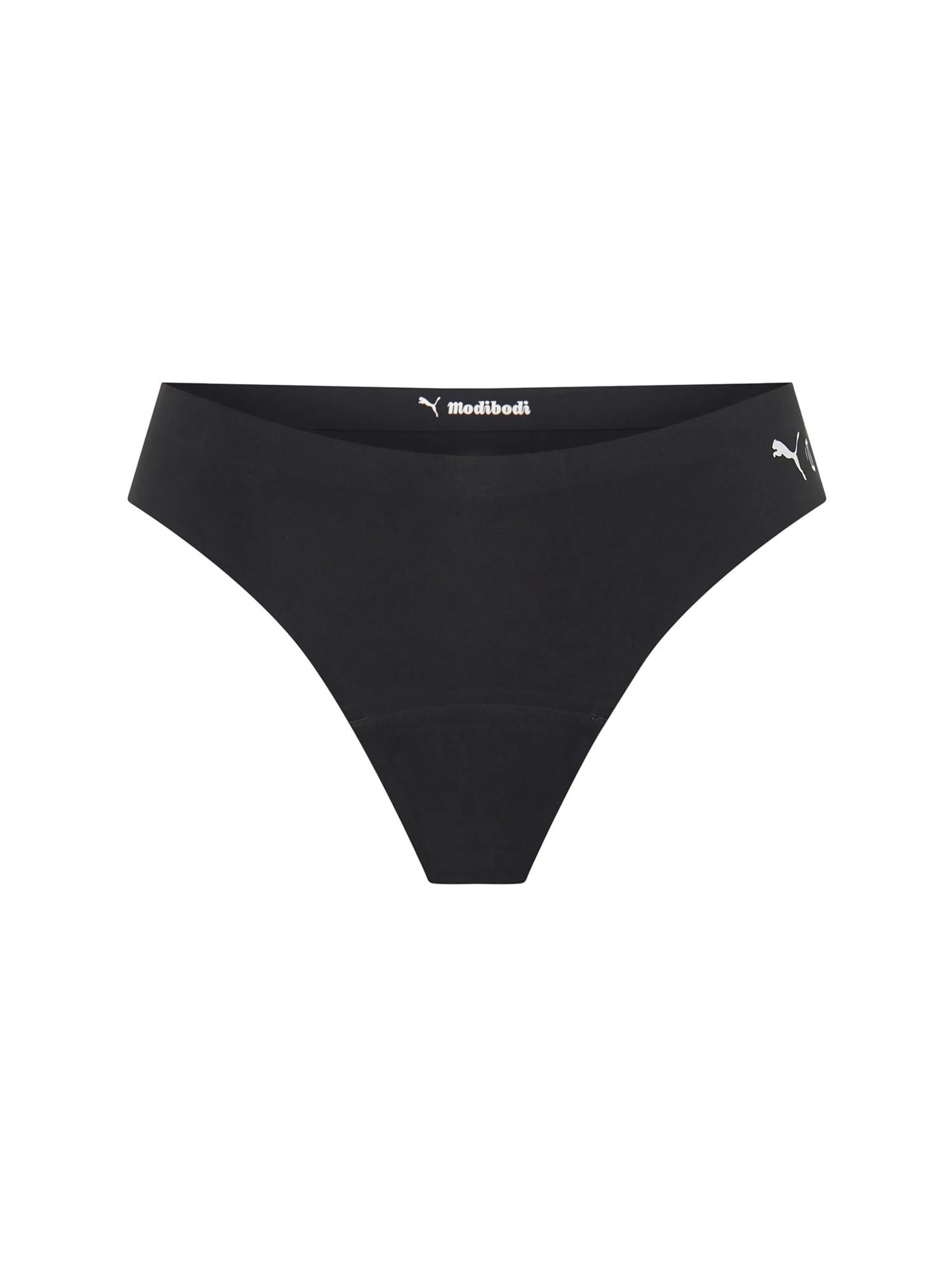 Puma X Modibodi Seamfree Active Thong Light Onyx Grey