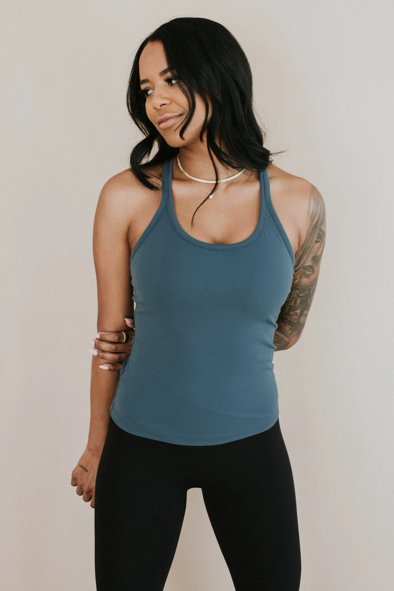 Racerback Tank *Built in Bra