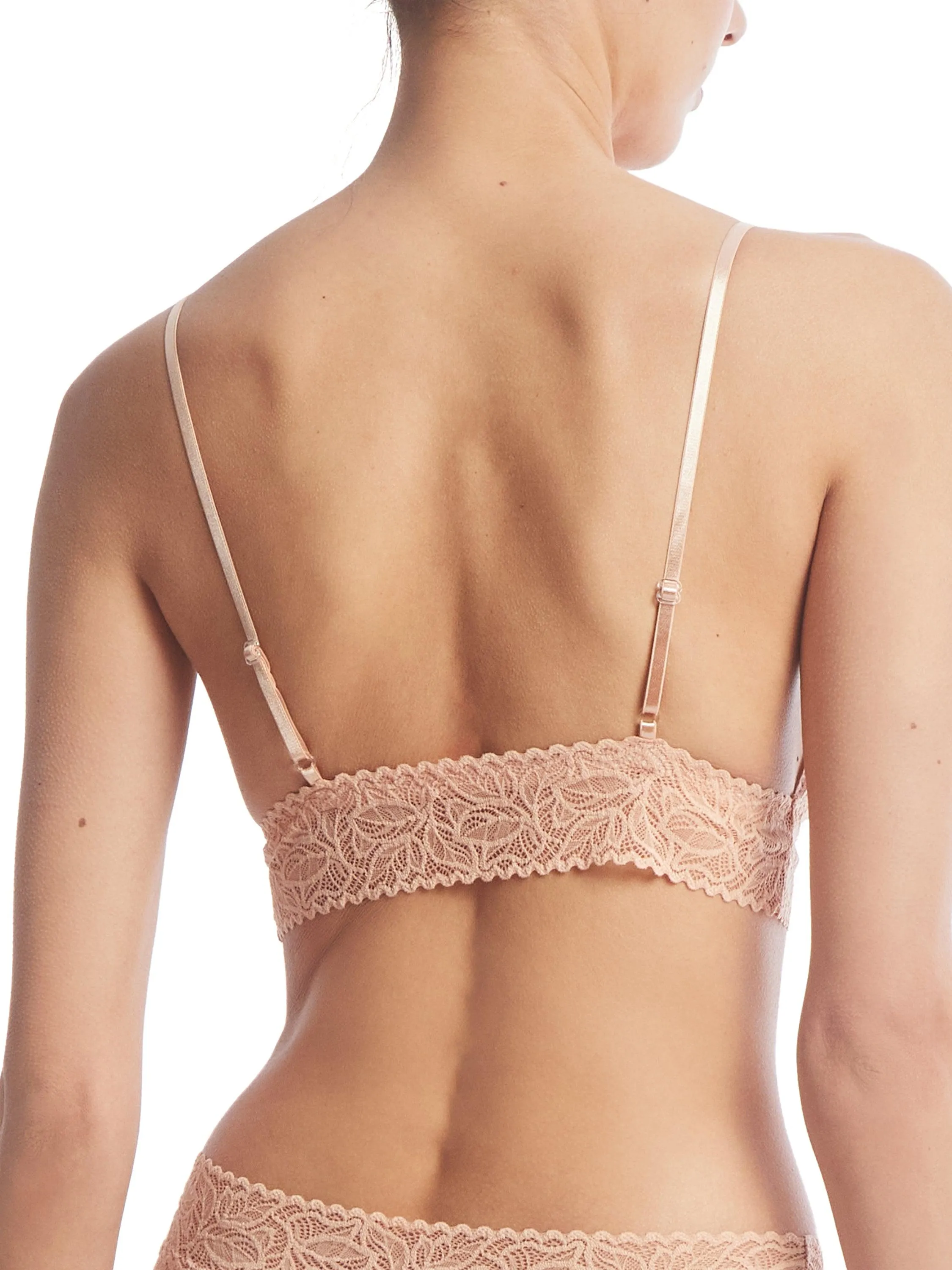 Re-Leaf Padded Triangle Bralette Stardust Beige Sale
